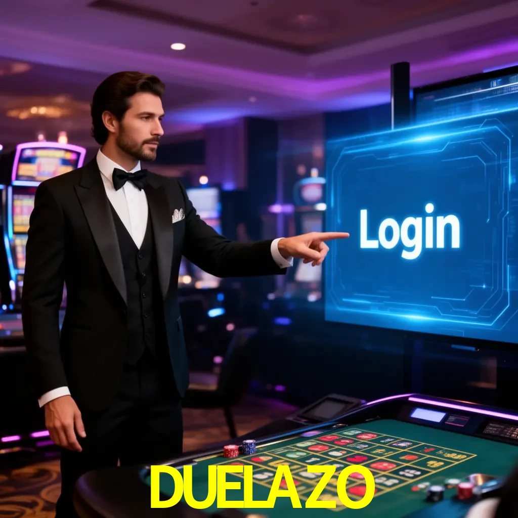 DUELAZO Login - OTP, cuenta y soporte Pantalla DUELAZO Login con OTP, contraseña, cuenta segura y soporte móvil